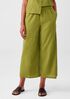 Organic Cotton Crepe Wide-Leg Pant