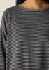 Striped Cozy Brushed Terry Box-Top