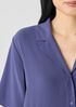 Silk Georgette Crepe Shirtdress
