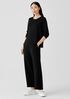 Organic Linen Jersey Crew Neck Top