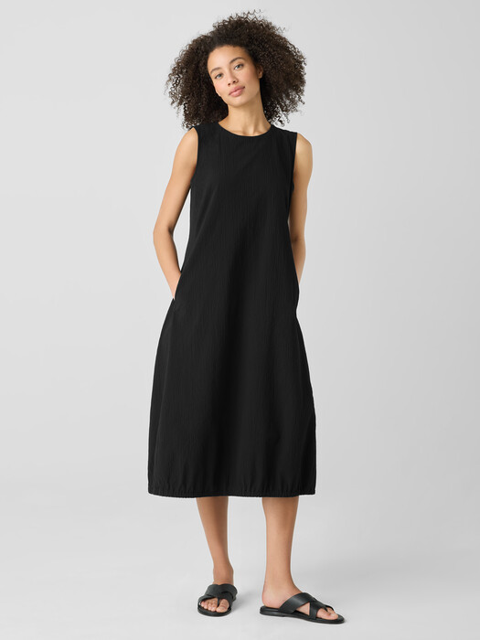 Organic Cotton Pucker Lantern Dress