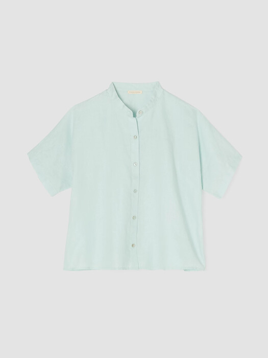 Handkerchief Linen Short-Sleeve Shirt