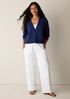 Organic Linen Cotton Slub Slouchy Cardigan