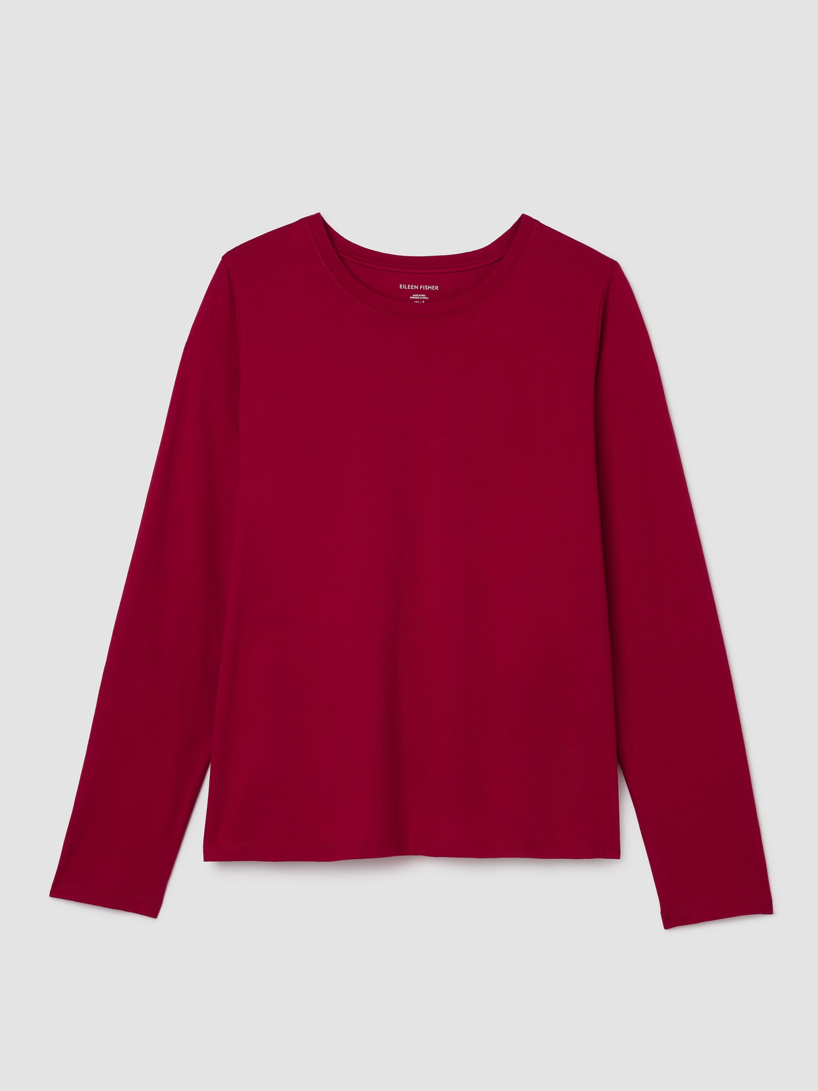 Organic Pima Cotton Jersey Long-Sleeve Tee