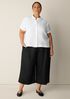 Organic Handkerchief Linen Band Collar Shirt