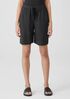 Puckered Organic Linen Shorts