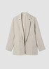 Organic Linen Long Blazer
