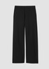 Washable Stretch Crepe Wide-Leg Pant
