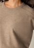 Fine Felted Wool Crew Neck Short Top in Regenerative Wool