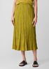 Crushed Silk Flared Skirt