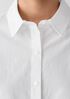 Washed Organic Cotton Poplin Classic Collar Short Shirt