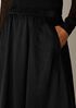 Textured Satin Bubble Hem Skirt