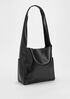 Sleek Italian Leather Everything Crossbody Bag