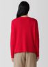 Organic Linen Cotton Cord Crew Neck Top
