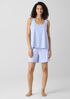 Organic Cotton Interlock U-Neck Sleep Tank