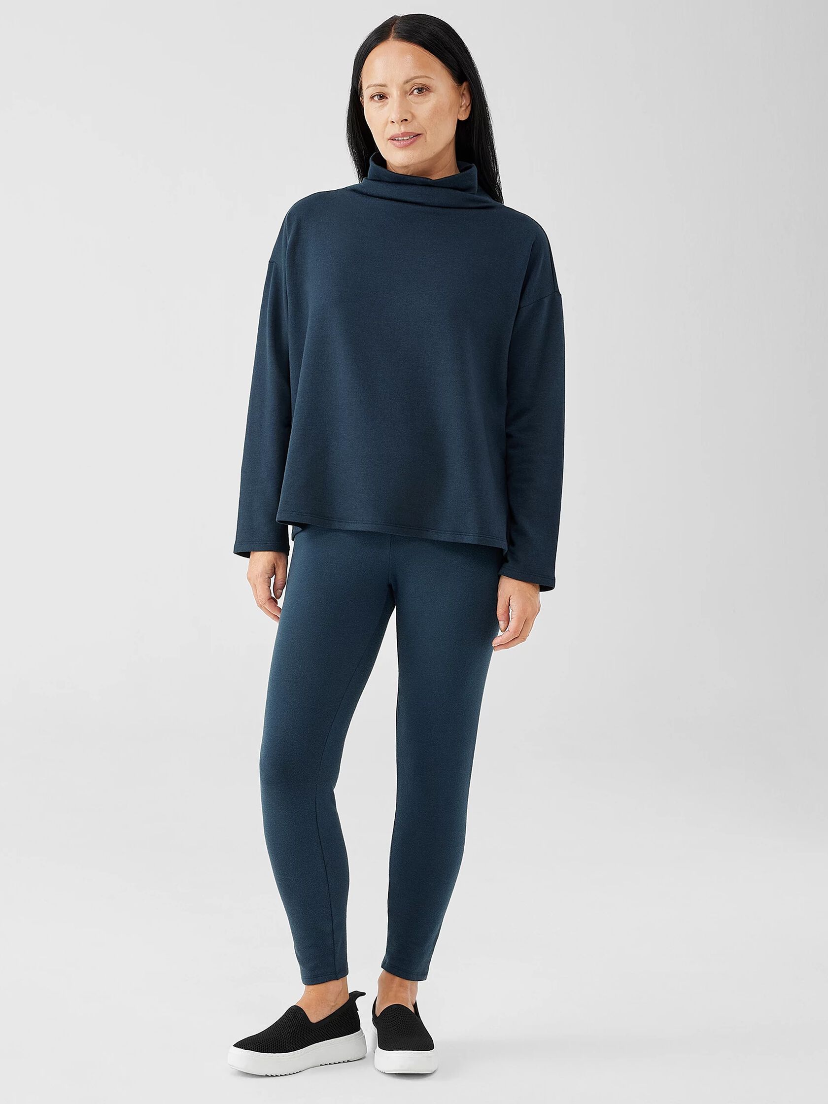 Cozy Brushed Terry Hug High-Waisted Leggings