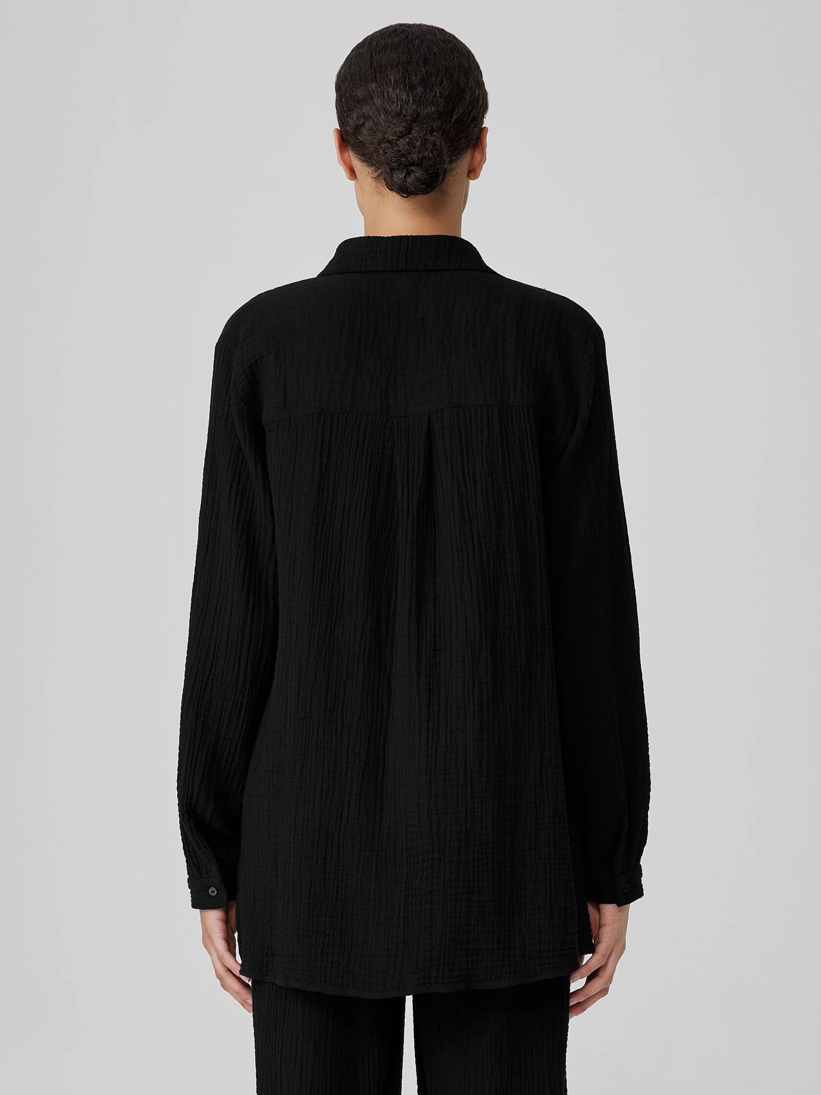 Organic Cotton Lofty Gauze Classic Collar Shirt