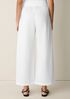Organic Cotton Pucker Wide-Leg Pant