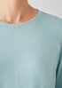 Organic Cotton Easy Jersey Crew Neck Top