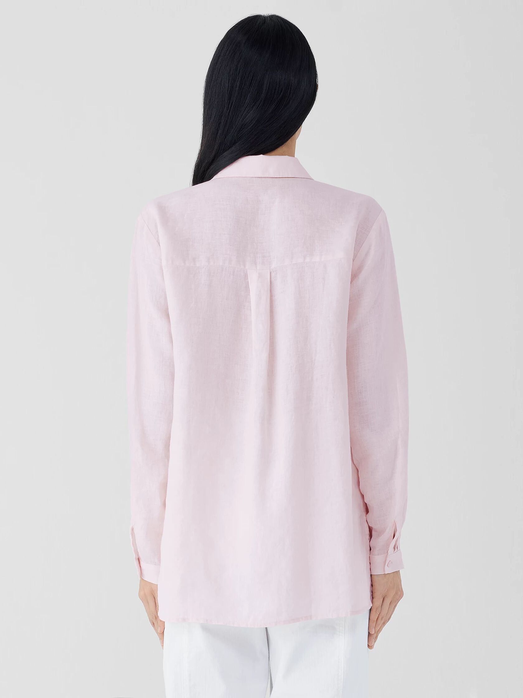 Organic Handkerchief Linen Classic Collar Shirt