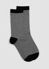 Micro Stripe Cotton Trouser Sock