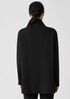 Cozy Brushed Terry Hug Funnel Neck Top