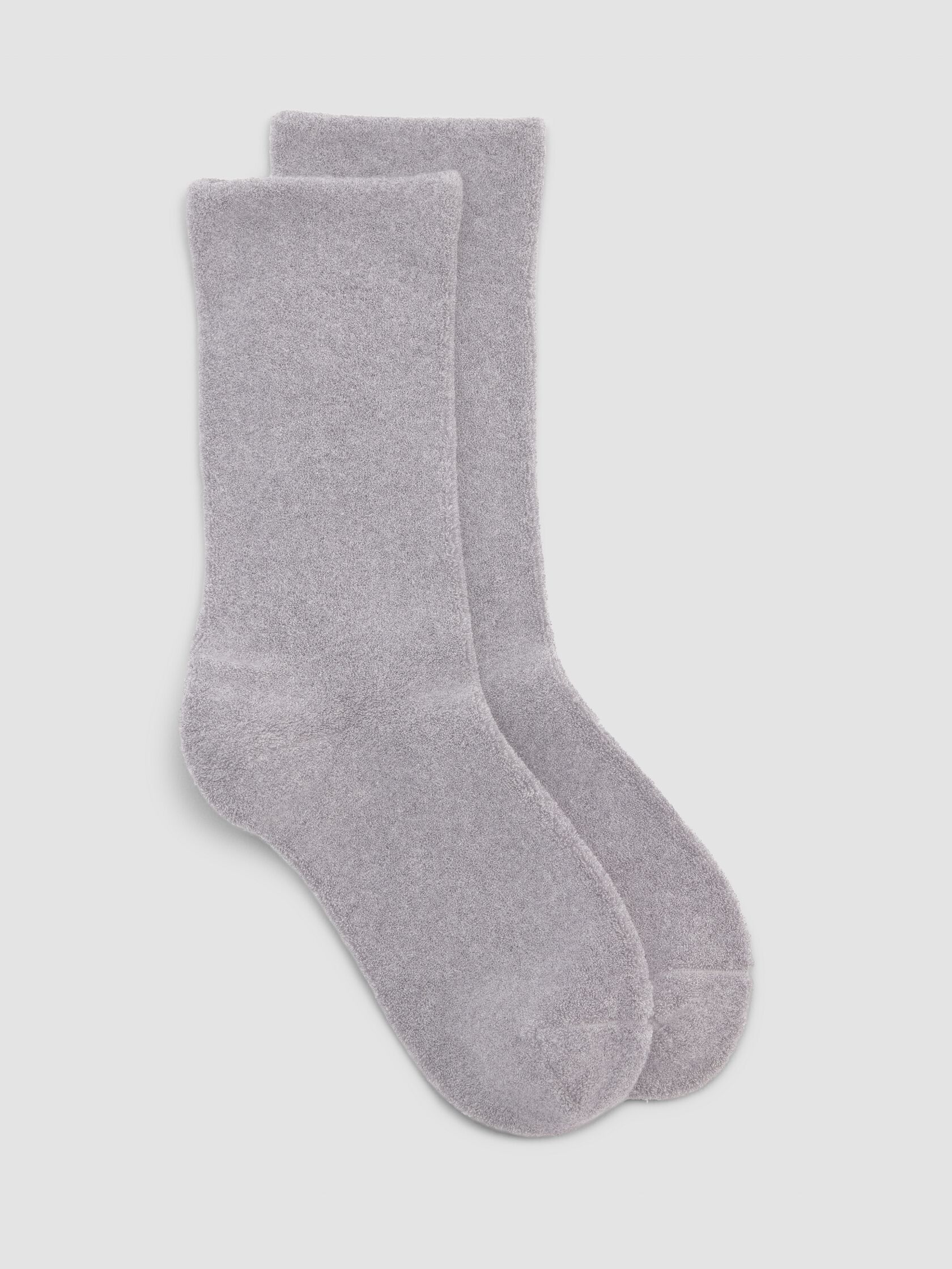 Loopy Cotton Terry Crew Sock
