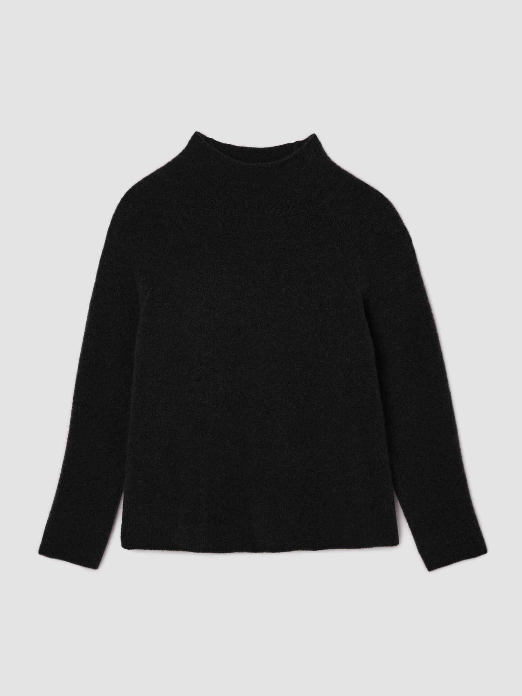 Cashmere Silk Boucle Bliss Turtleneck Top