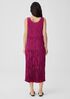 Crushed Silk Tiered Dress
