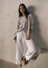 Heavy Organic Linen Angled Jacket