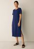 Cozy Organic Cotton Slub Tee Dress