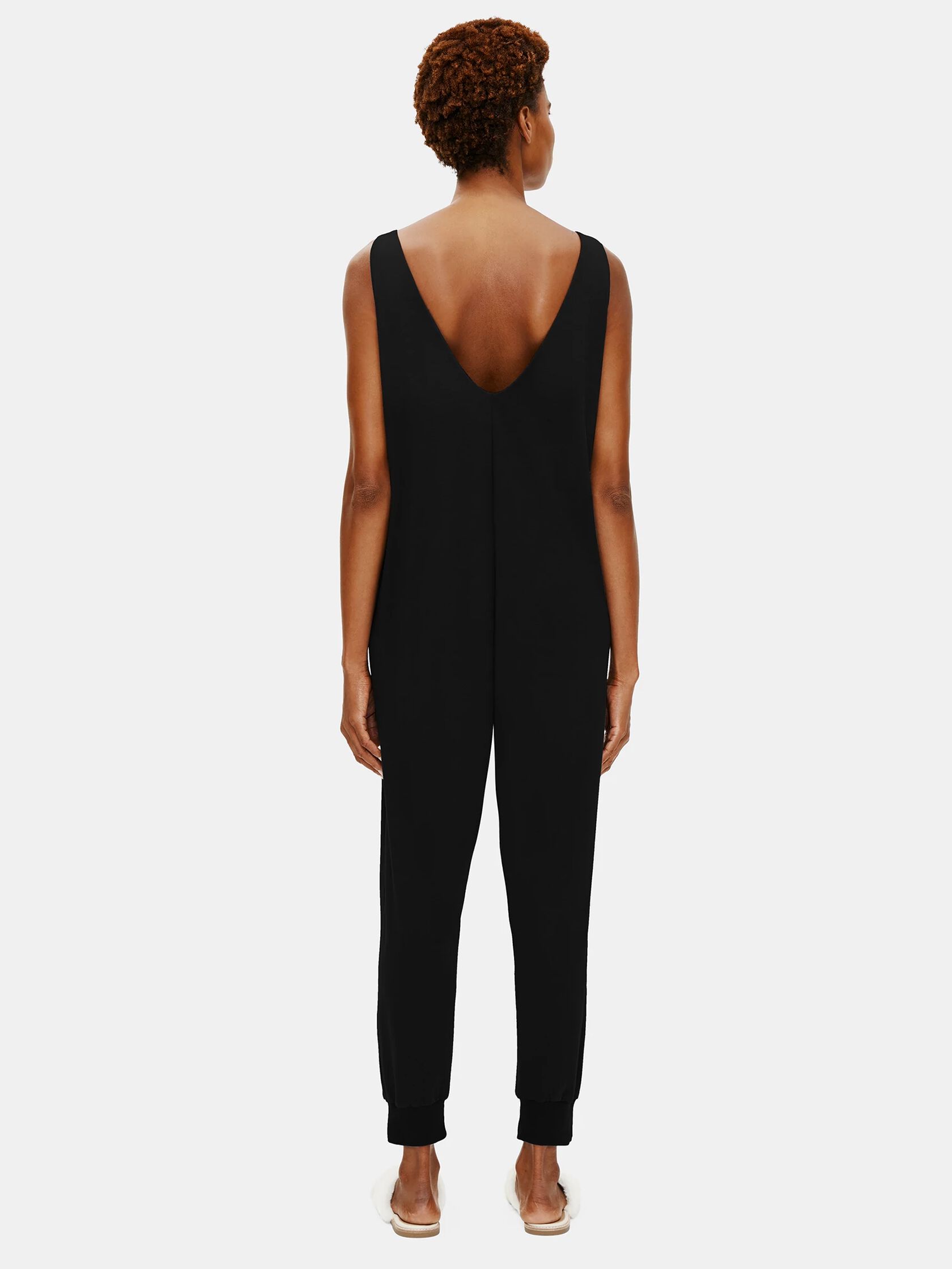 Organic Cotton Interlock Sleep Jumpsuit EILEEN FISHER