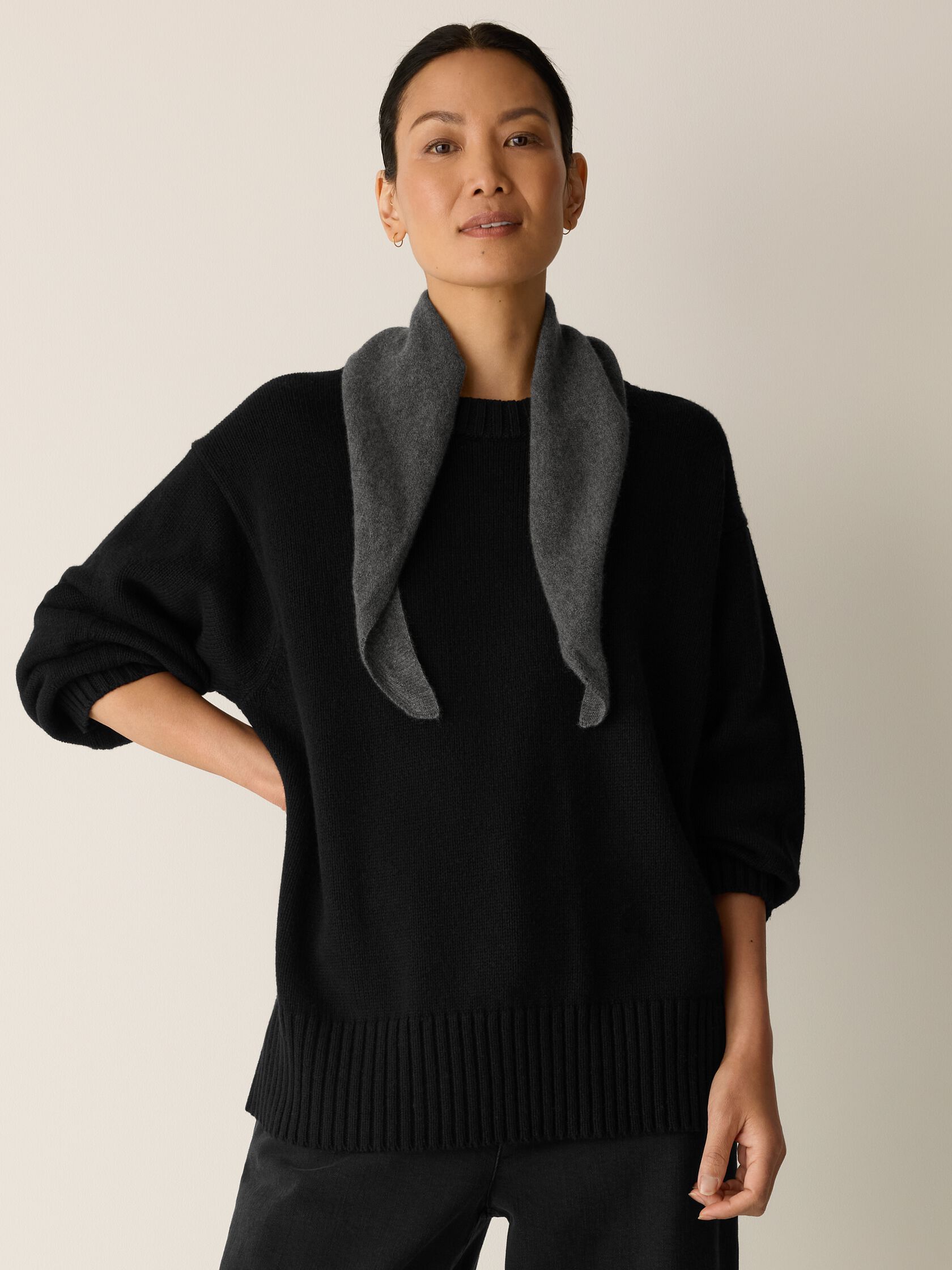 Italian Cashmere Bandana Scarf