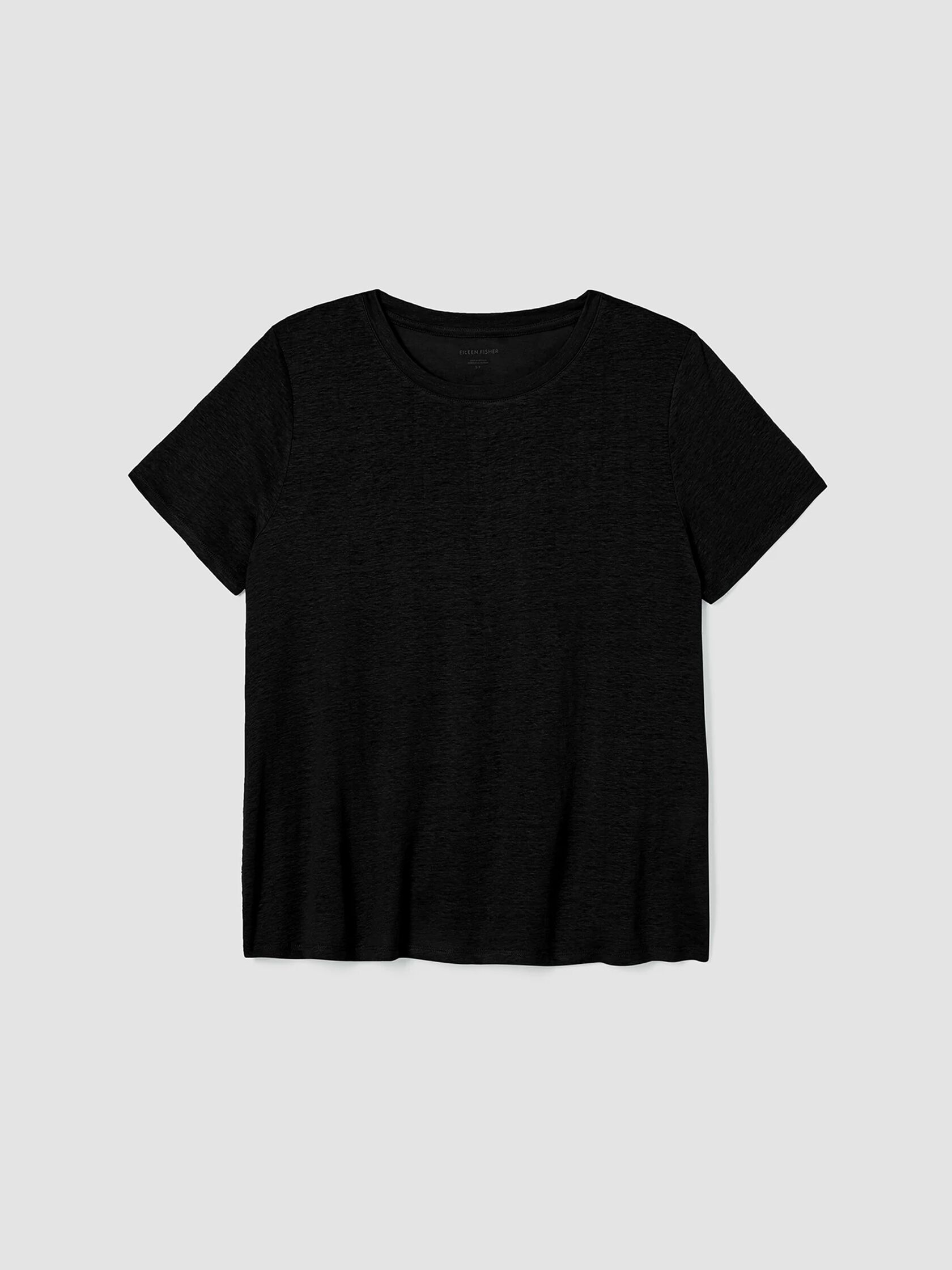 Organic Linen Jersey Crew Neck Tee