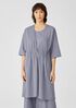 Slubby Organic Cotton V-Neck Sleep Robe