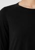 Organic Cotton Slub Crew Neck Top