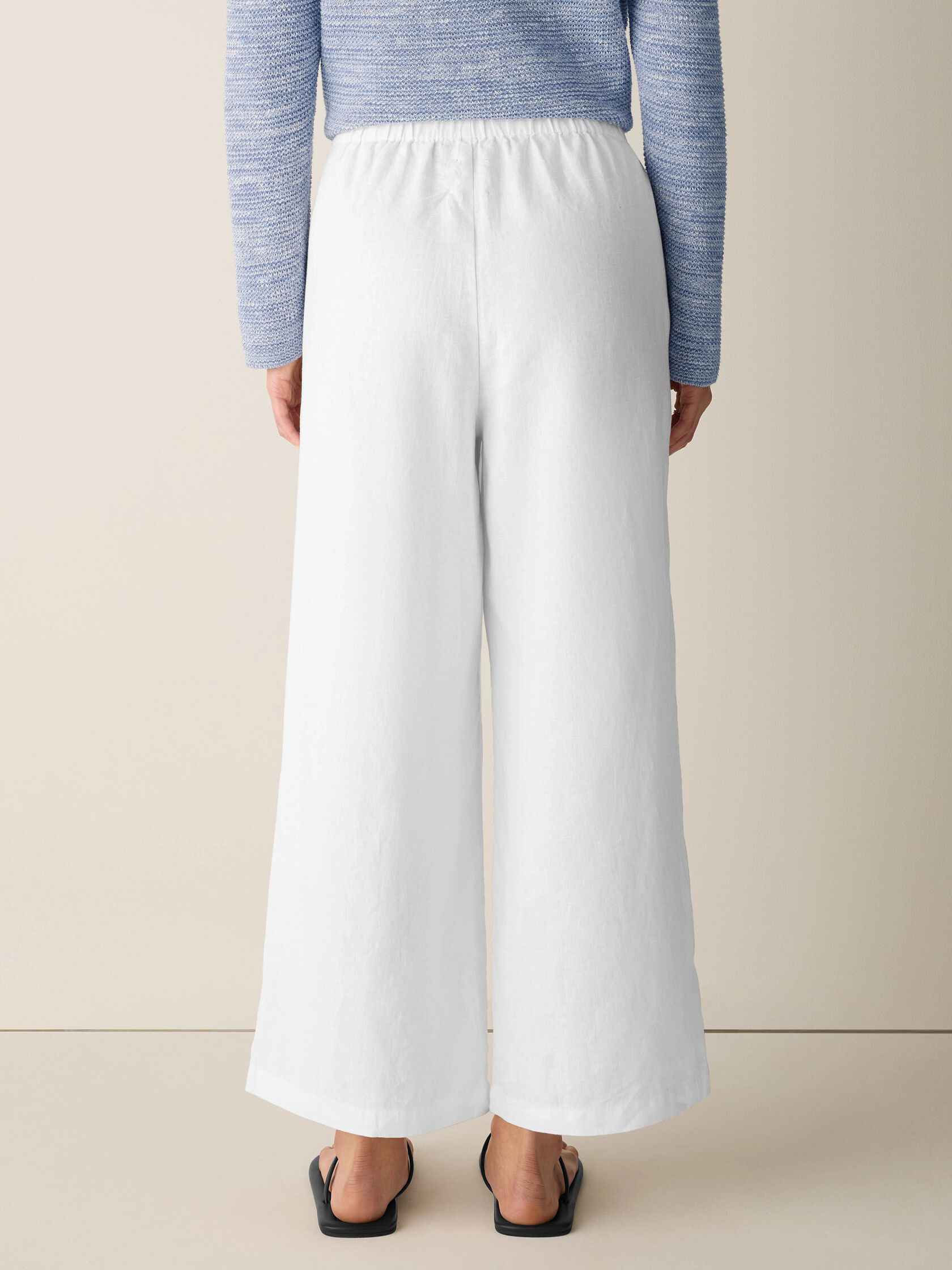 Organic Linen Wide-Leg Pant