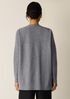 Fine Felted Wool Long Cardigan in Regenerative Wool
