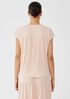 Fine Jersey Shirred-Back Top