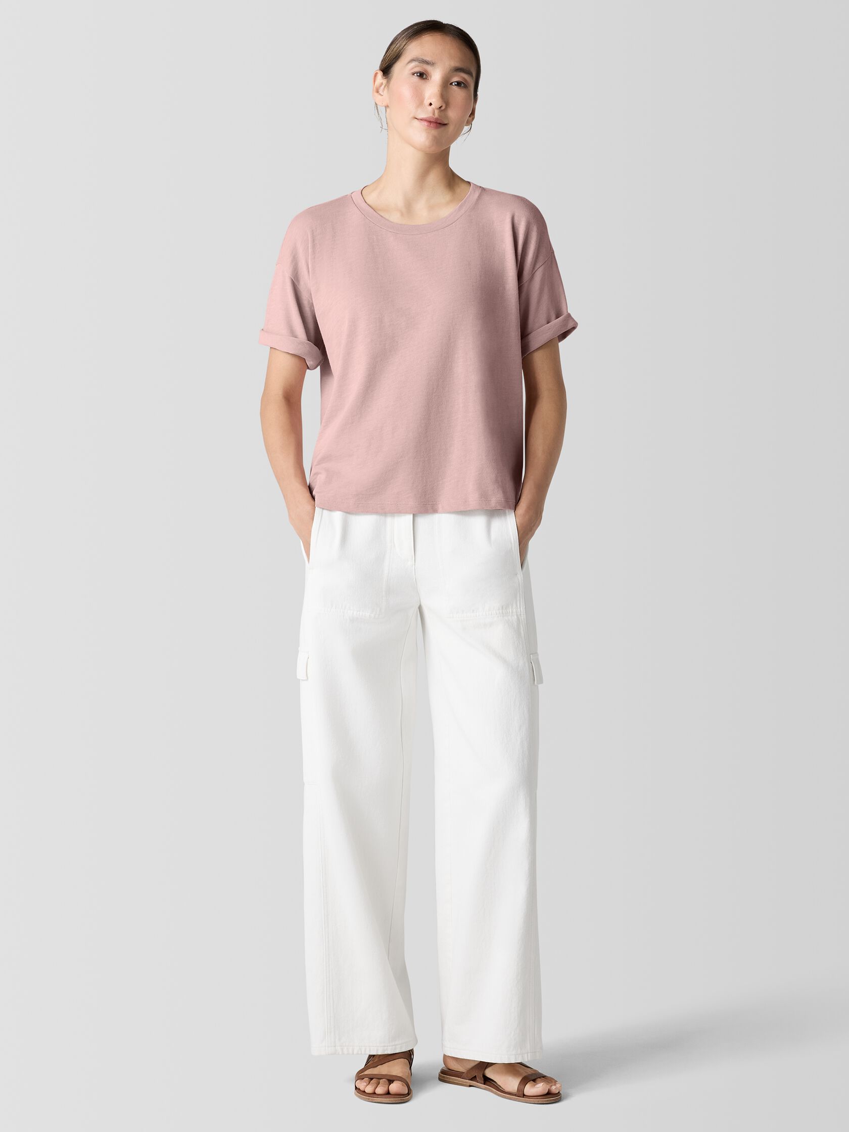 Cozy Organic Cotton Slub Tee