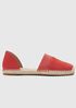 Lady Tumbled Nubuck Espadrille