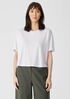 Organic Linen Jersey Round Neck Tee