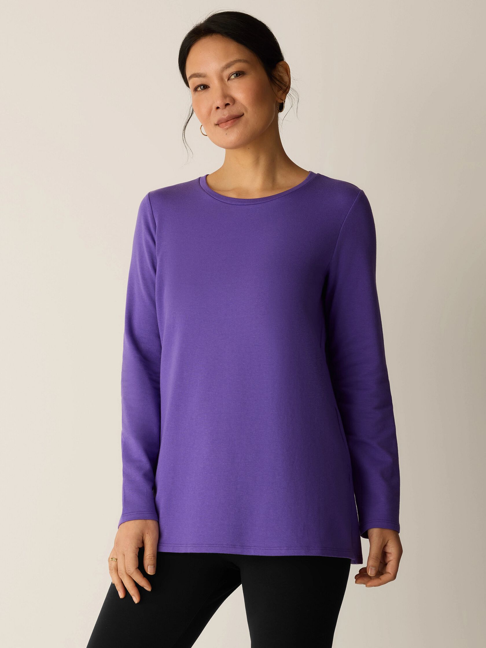 Cozy Brushed Terry Hug Long Top