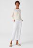 Peruvian Organic Cotton Boucle Cardigan