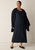 Stretch Jersey Knit Scoop Neck Dress