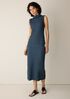 Bubble Jacquard Pencil Skirt