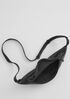 Textured Italian Leather Belt Bag