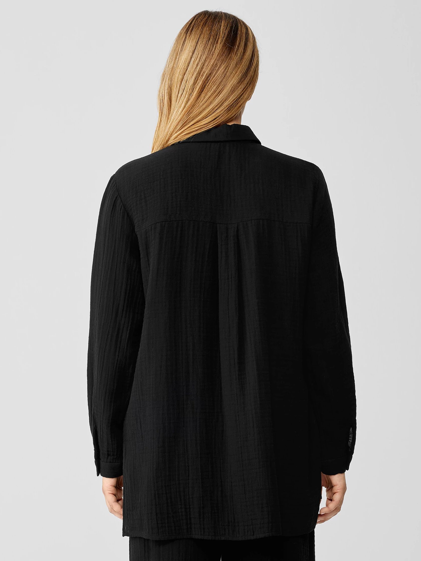 Organic Cotton Gauze Classic Collar Shirt