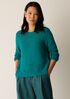 Organic Linen Cotton Slub Crew Neck Top