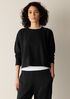 Garment-Dyed Organic Cotton Terry Cropped Box-Top